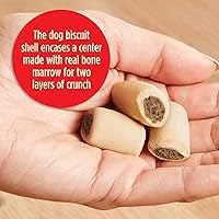 Vista 37 de Milk-Bone MaroSnacks - Golosinas para perros, carne de res, 15 onzas (paquete de 6) con médula ósea real y calcio