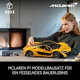 LEGO Technic McLaren P1 Modellino di Auto Sportiva da Costruire, Hobby Creativo per Adulti, Regalo per Uomo, Donna, Lui o Lei, Kit Modellismo da Collezione di Macchina Supercar in Scala 42172 - 2