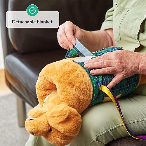 Miniatura 7 de Muff Fidget Muff Dog  Manta para ancianos  Manta antiestrés para demencia  Productos de demencia para ancianos  Regalo y actividades para personas