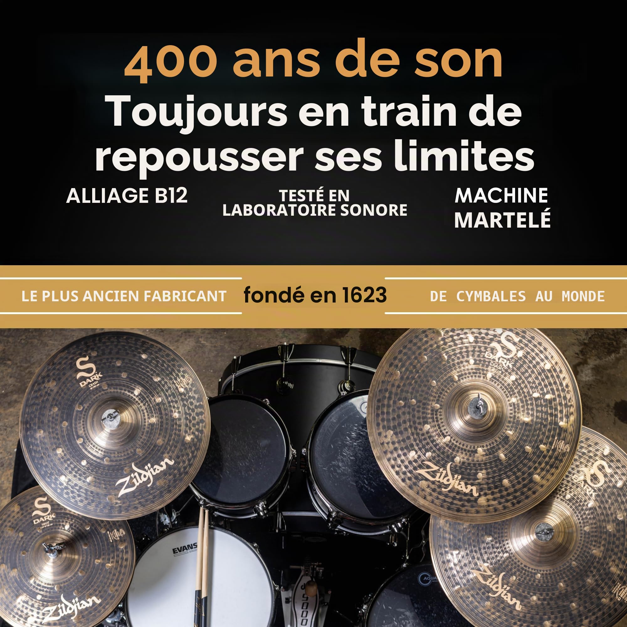 Zildjian SD4680 S Family Dark Cymbal Pack - Jeu de cymbales