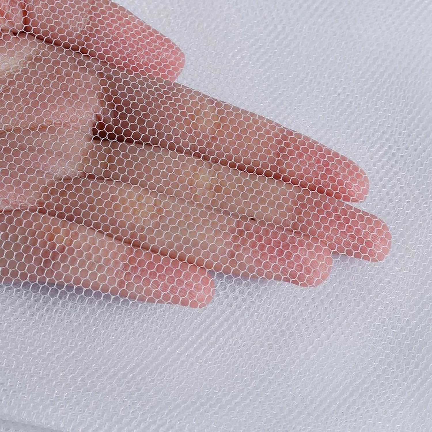 Window Fly Net | Window Screen Fly Netting Mesh Net | Breathable Replacement Parts for Cabinet Enclosures Porch Apartments Living Room Kitchen Greenhouse Garage