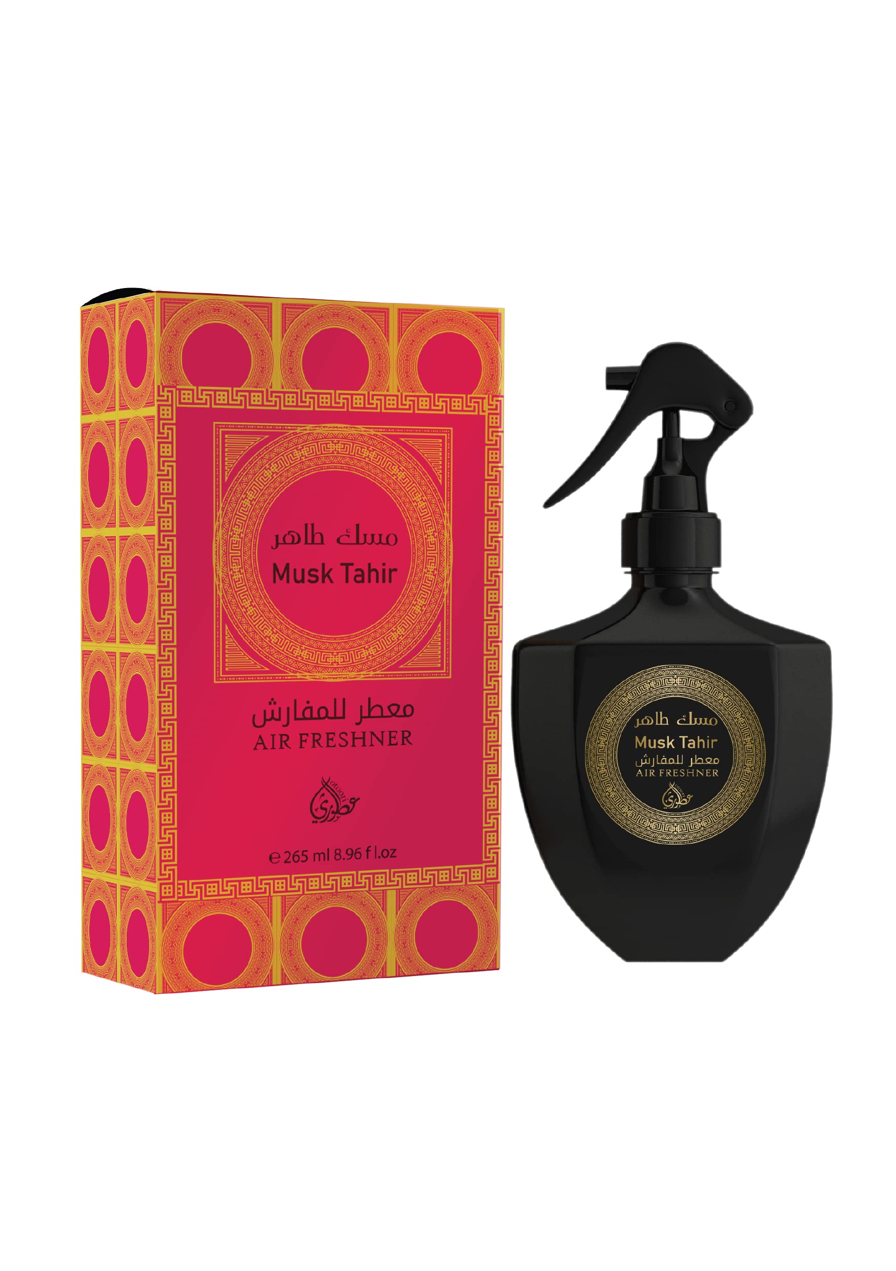 MY PERFUMES MUSK TAHIR from OTOORI Premium Collection, Air Freshener or Fawwah, Non Alcoholic, Trigger Spray Bottle, 265 ml (MUSK TAHIR)