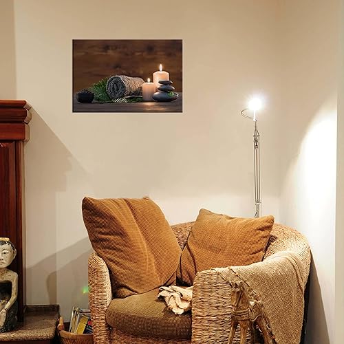 Miniatura 10 de Arte de pared zen para baño, piedras de spa, lienzo para decoración de pared, lirio y arena zen, póster impreso para yoga, meditación, decoración de