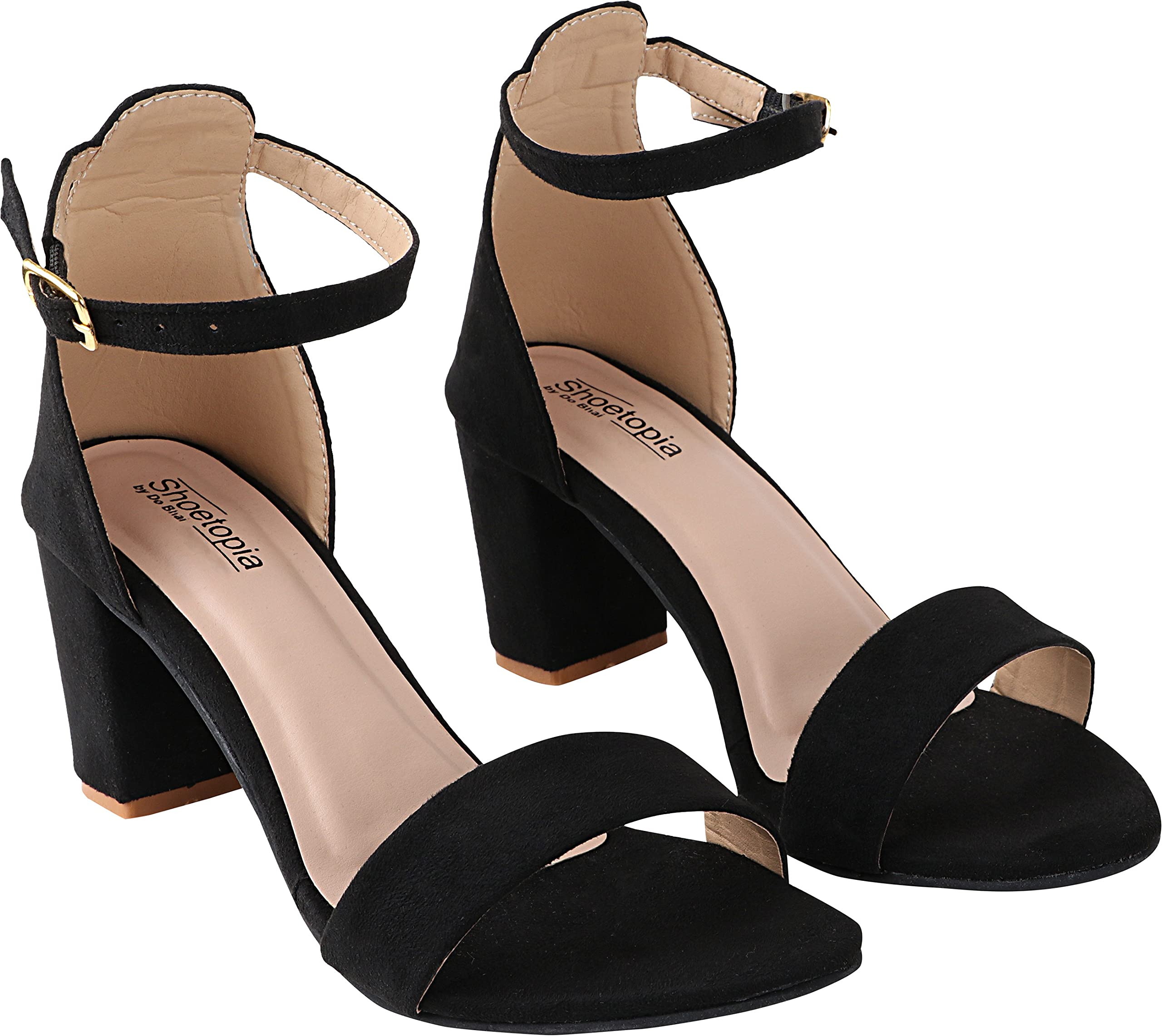 Shoetopia Womens/Girls SyntheticBlack Block Heels-EU39 (B09GNBL18Y) Amazon Price History, Amazon Price Tracker