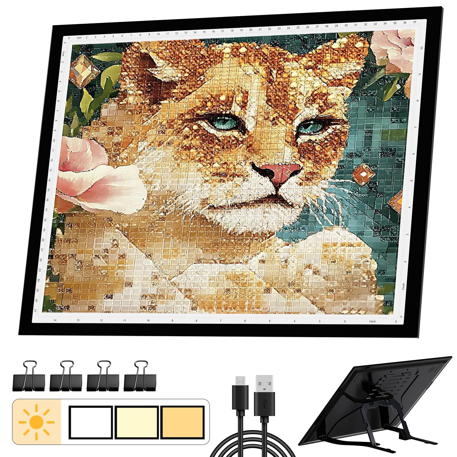 Amazon.com: A3 Light Pad for Diamond Painting with Foldable Stand
