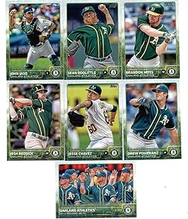 2015 Topps Baseball Cards Oakland Athletics Team Set (Series 1- 13 Cards) Including Josh Donaldson, Brandon Moss, Eric Sog...
