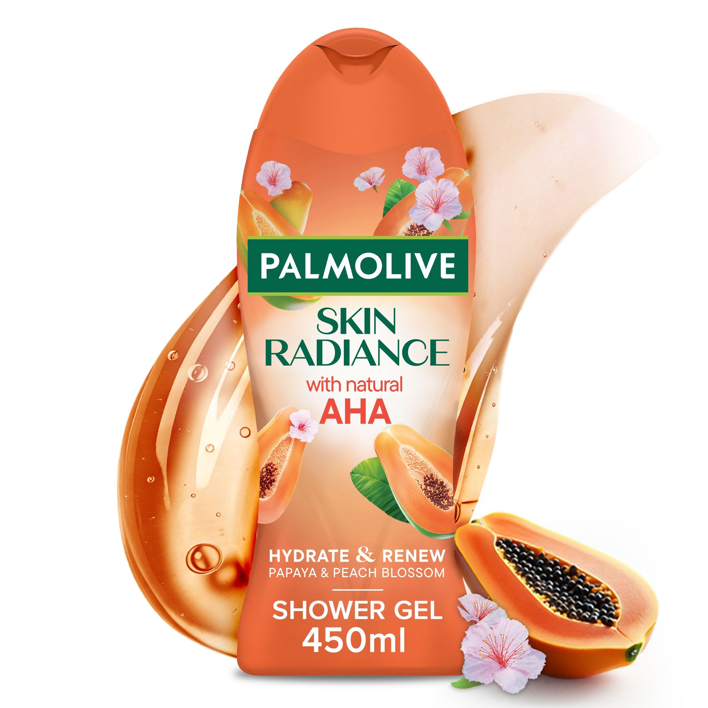 Palmolive Papaya and Peach Skin Radiance Body Wash 450ml