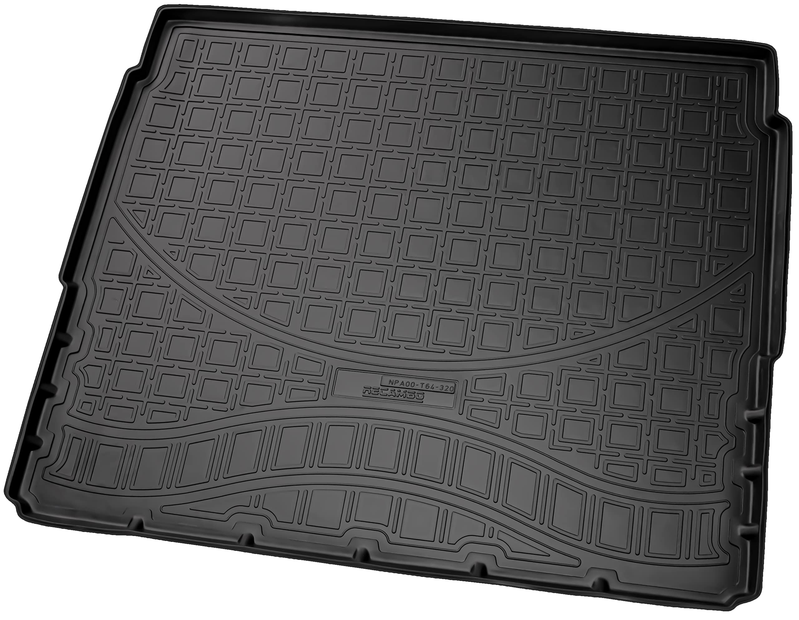 Recambo Alfombrilla de Goma para Maletero Apta para Peugeot 3008 II, a Partir de 2016, Ajuste Borde