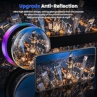 Vista 38 de WSKEN for Samsung Galaxy S24 Ultra Camera Lens Protector, Ultra Thin Scratch Resistant 9H Tempered Glass with Aluminum Metal Circle Camera Screen