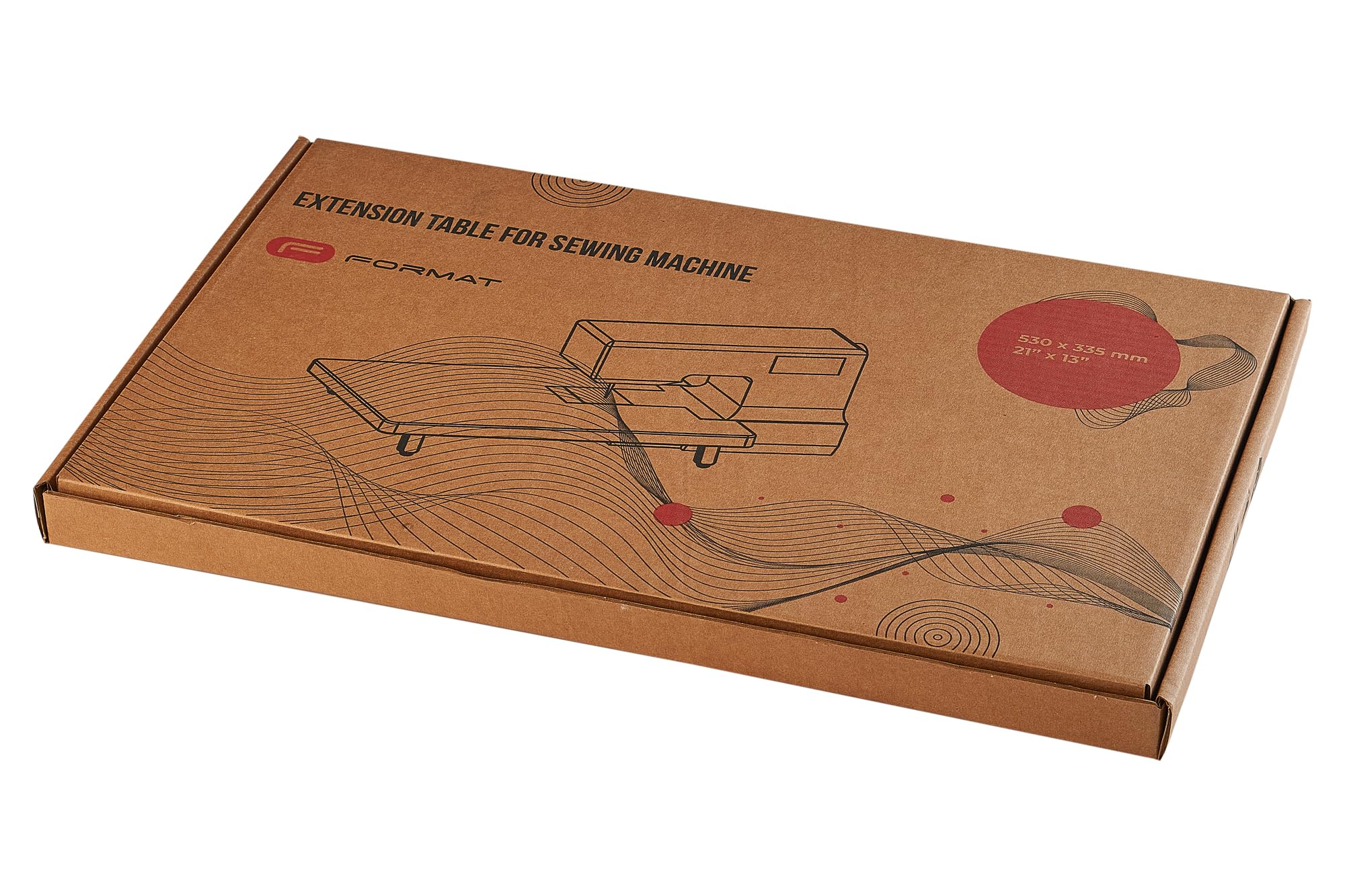 Tavolo allungabile per macchina da cucire Pfaff Select 150/2.0/2.2/3.0/4.0/3.2/4.2. Materiale: Plastic. Dimensioni prodotto: 530 x 332 mm