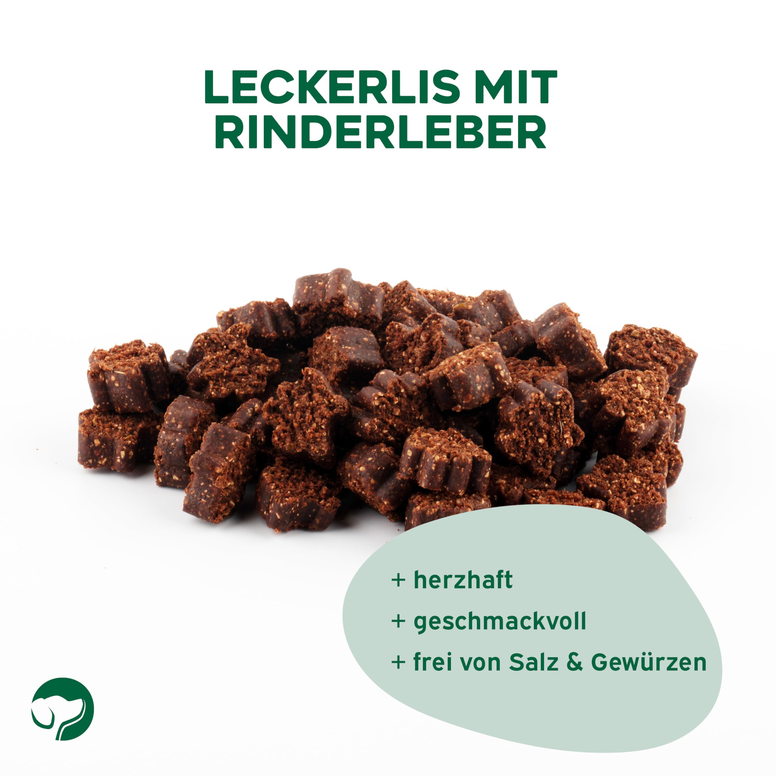 Topdog Leberwurst Leckerli für Hunde - 20 x 80g Kleine Happen - 100% Natürlich Ohne Zusatzstoffe - Ideales Hundeleckerli als Belohnung oder für das Training