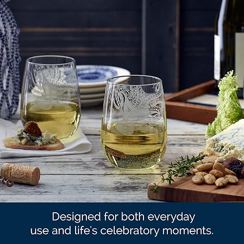 Miniatura 7 de Caskata Lucy the Octopus Highball - Juego de 2 vasos de cristal sin plomo hechos a mano artesanales, vasos de cóctel perfectos para el día de la