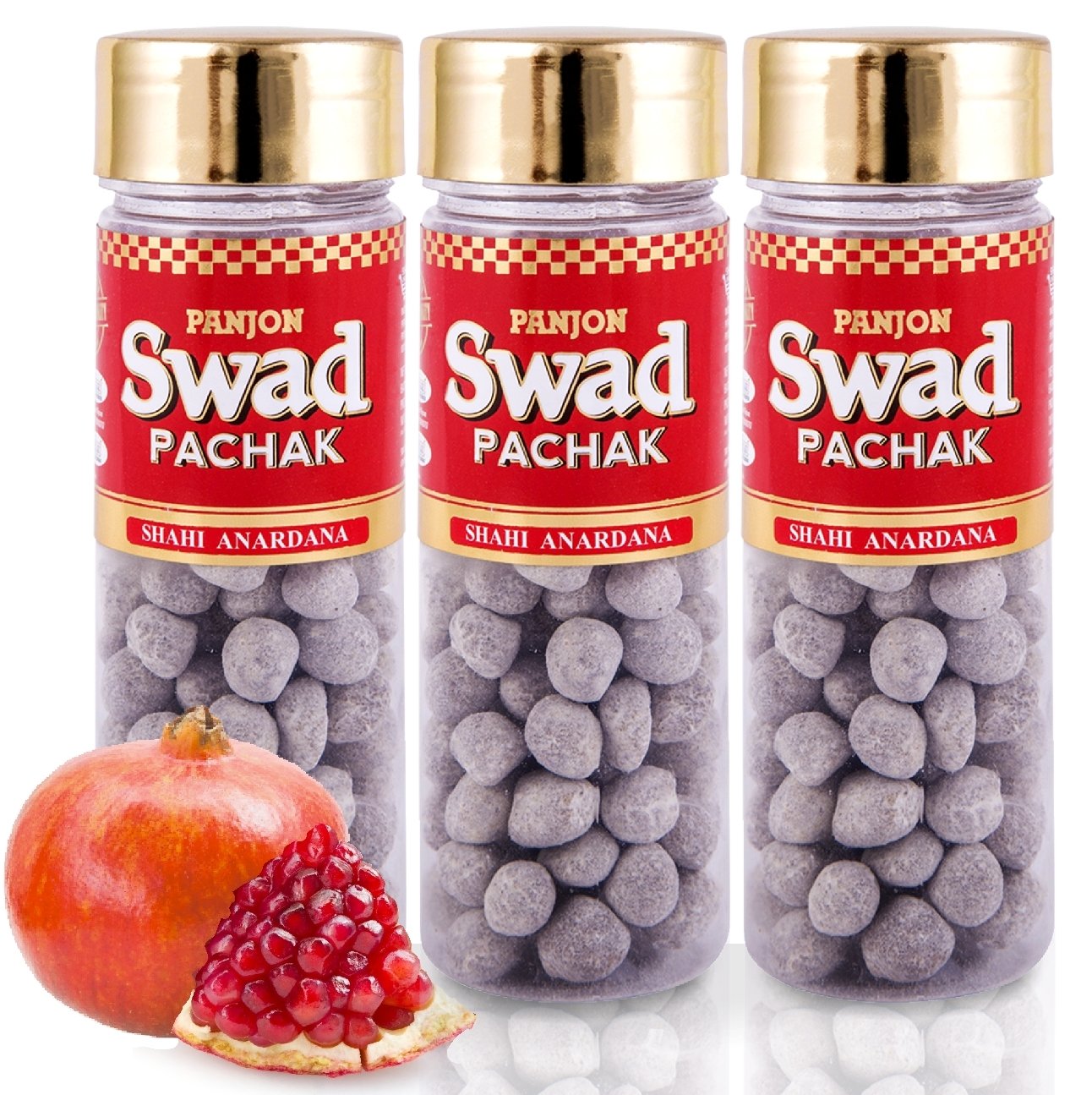 Panjon Swad Shahi Anardana Goli Mukhwas Pachak (100% Digestive Anar Mouth Freshener) 3 Bottles, 390g (B079WDSFQ6) Amazon Price History, Amazon Price Tracker