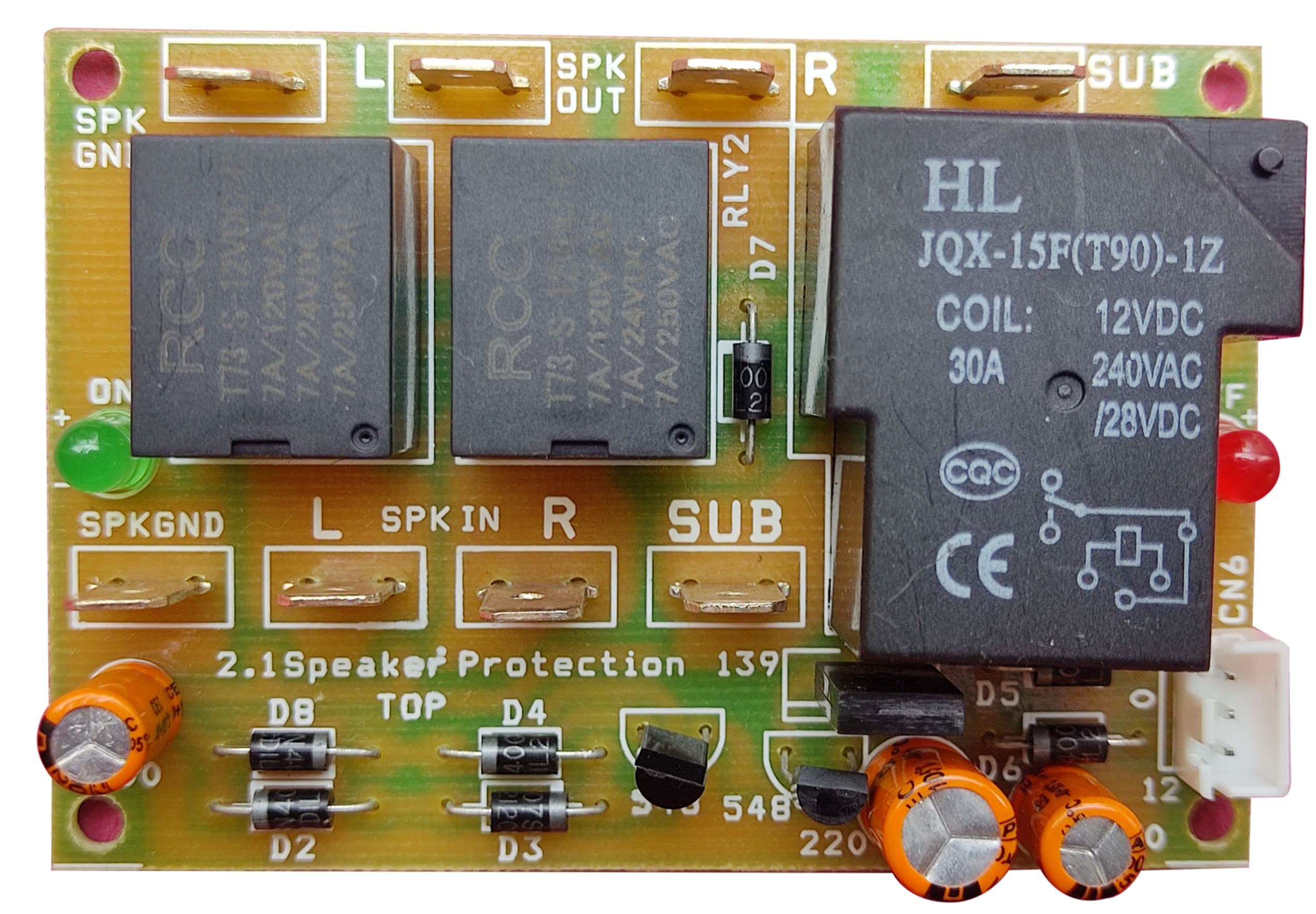 B-Tech Audio 2.1 Channel Home Theater Speaker Protection Board