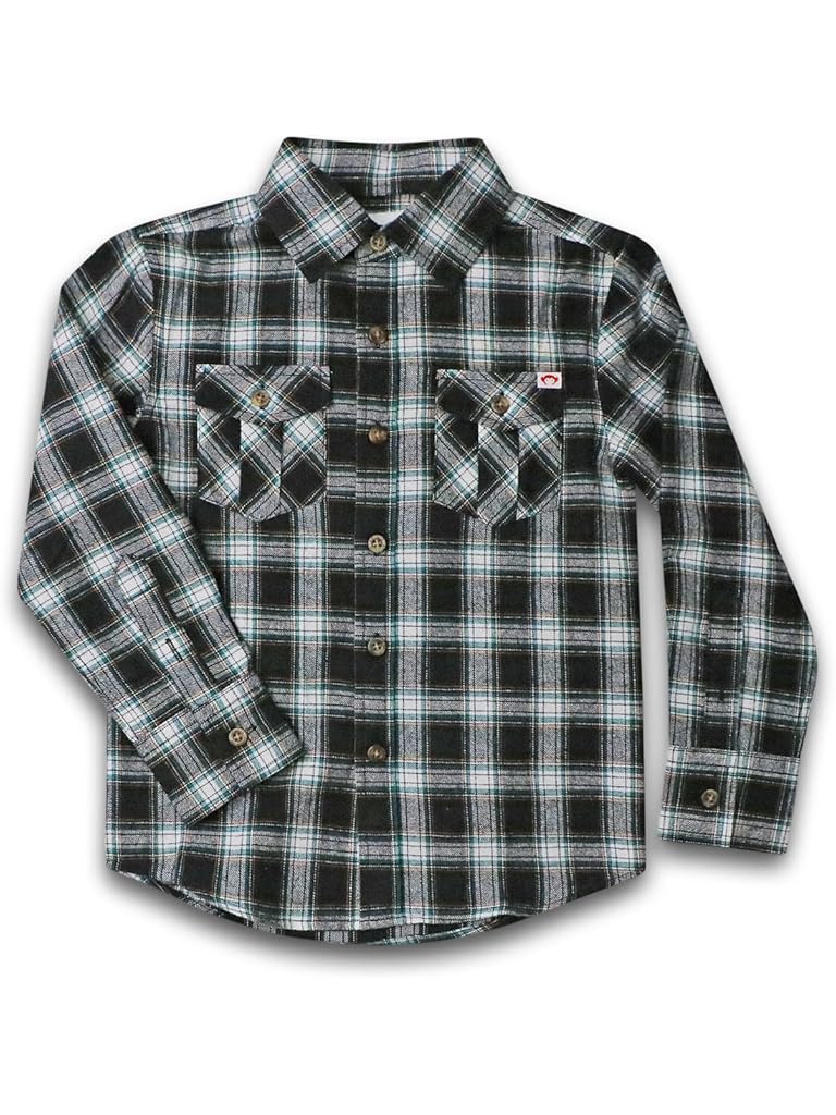 White Appaman Flannel Shirt (Toddler/Little Kids/Big Kids)