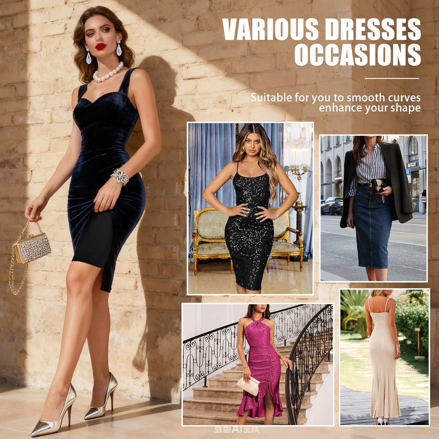 JOYSHAPER Shapewear Half Slip for Under Dress Tummy Control Skirt Slip Slimming Slip Body Shaper - Image 5