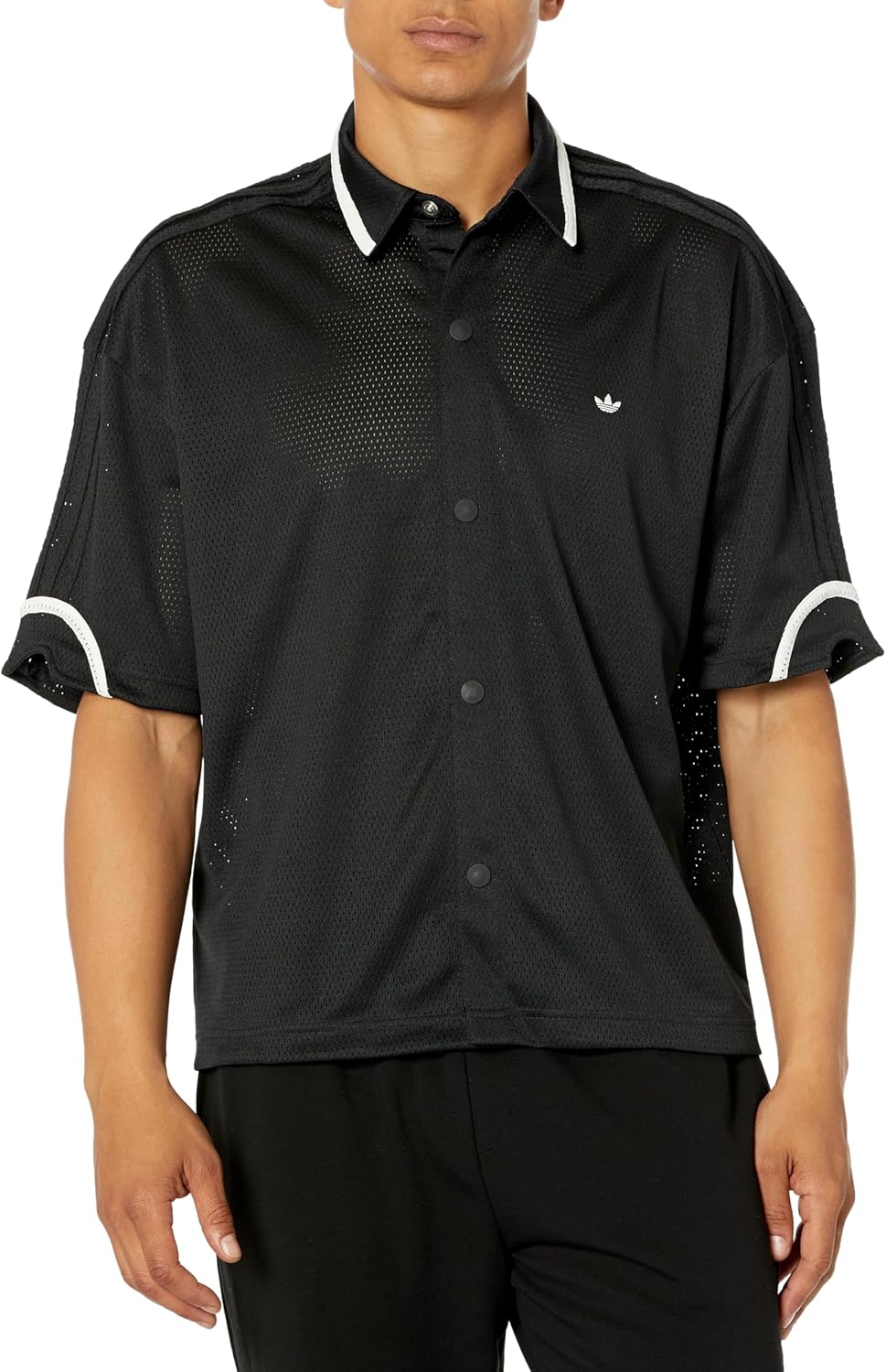 adidas Men's Short Sleeve Basketball Shooting Top