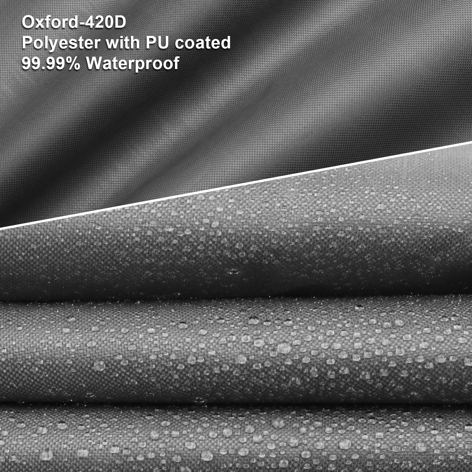 AXT SHADE żagiel przeciwsłoneczny 2.5x2.5x3.5m Trójkątwodoodporny żaglowa blokada promieniowania UV, ochrona przeciwsłoneczna do ogrodu, balkonu i tarasu,Antracyt