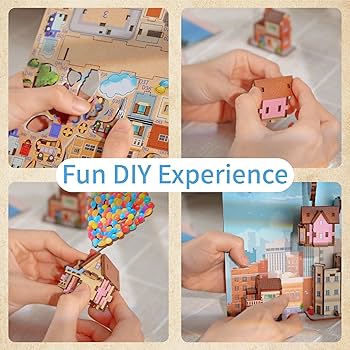 Amazon.com: Tonecheer DIY Book Nook Kit for Adults,3D Wooden