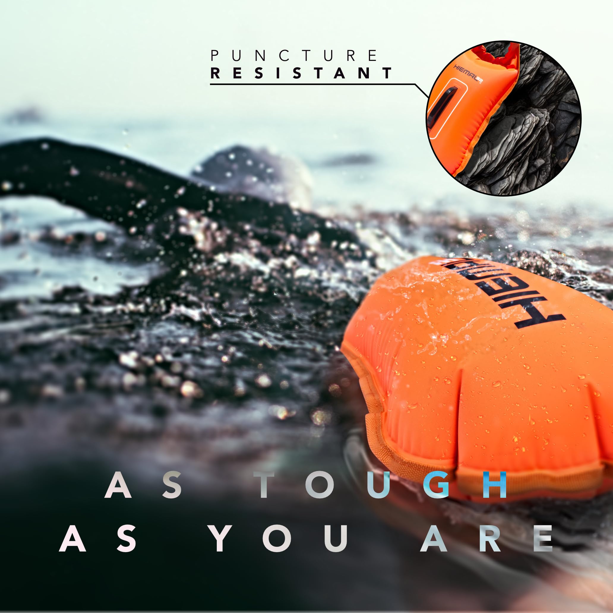 HIEMAL32 Tow Float for Open Water Swimming, 15L Swim Buoy & Dry Bag for Adults - Image 4