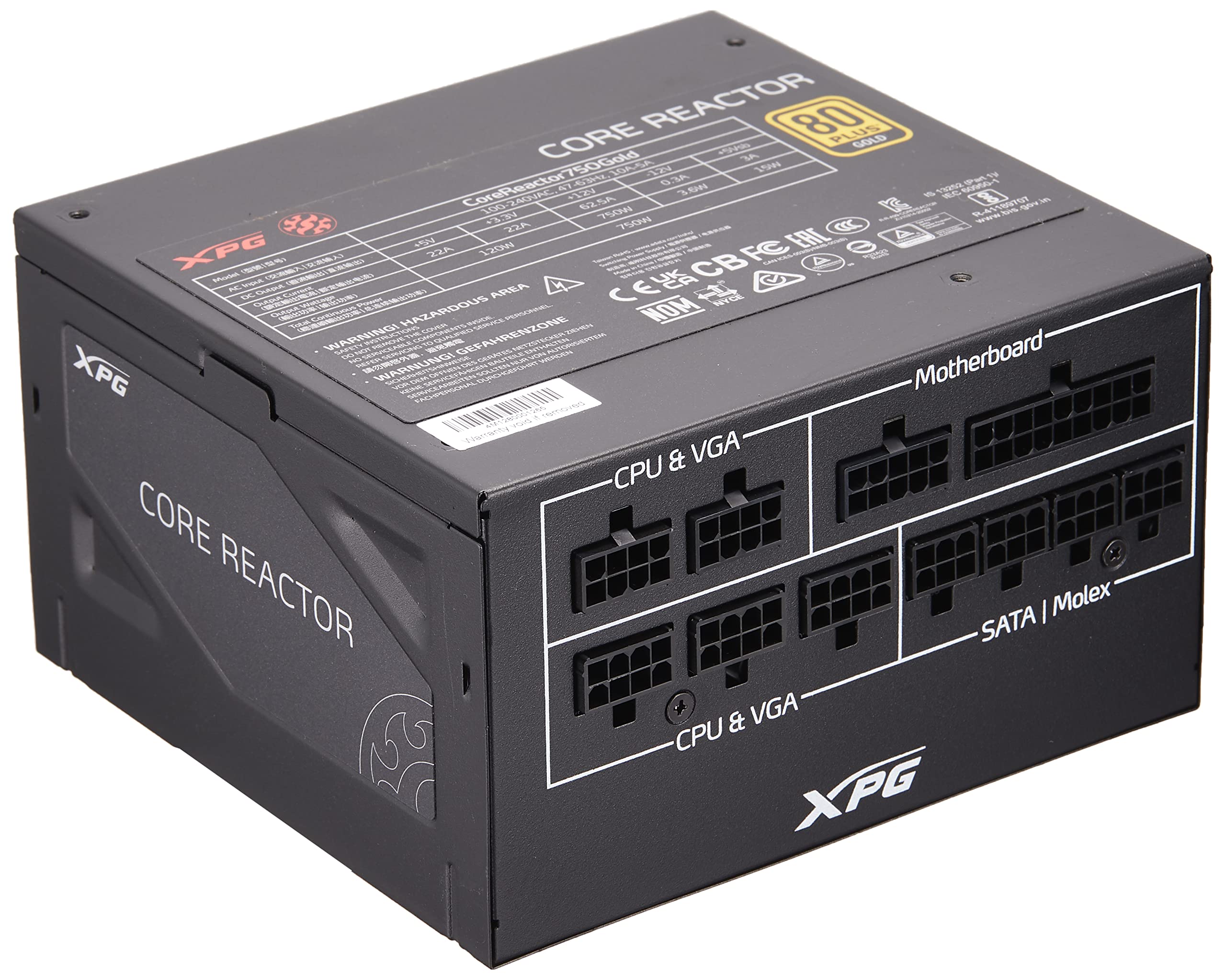 Amazon | XPG Core Reactor コアリアクター 750W PC電源ユニット