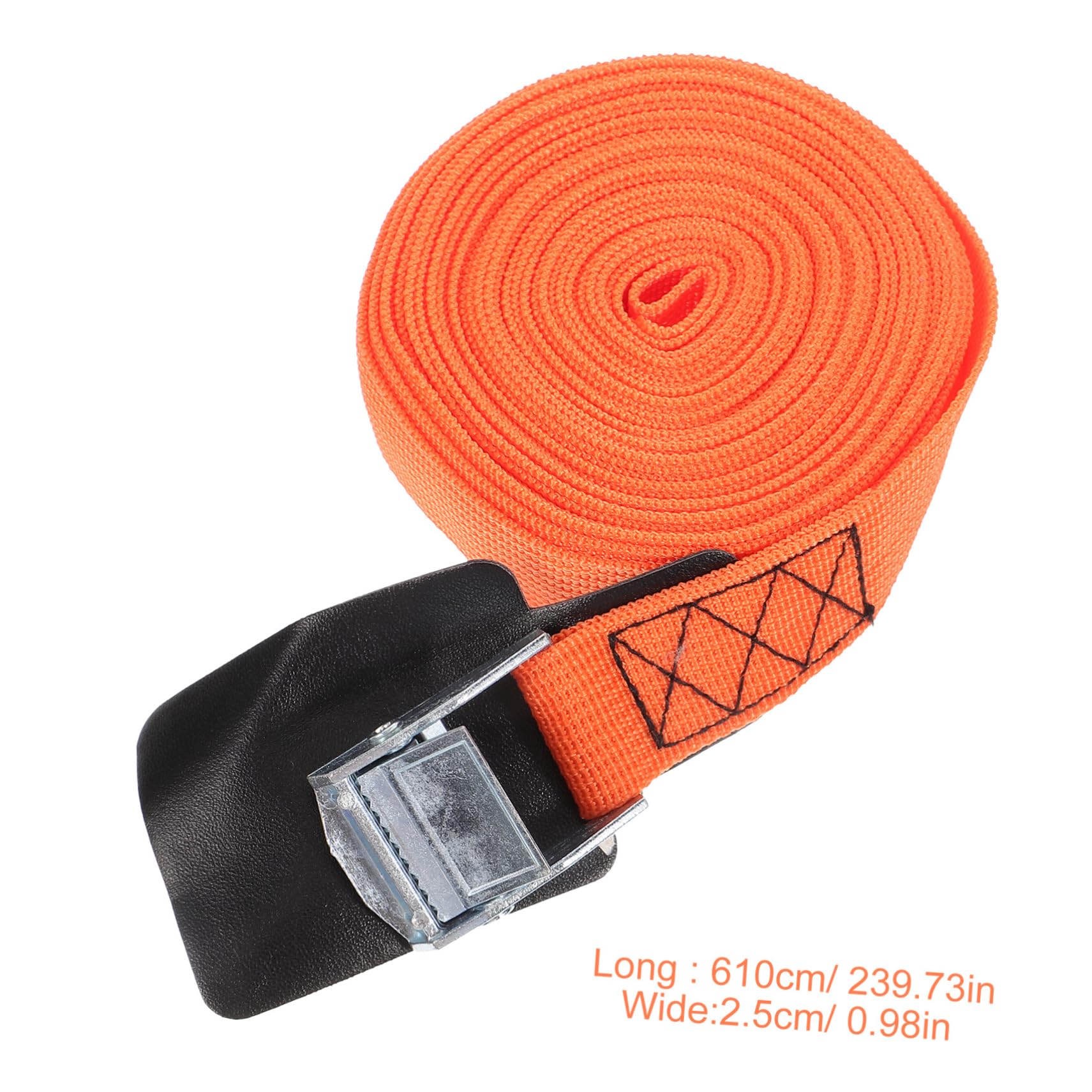 Mikikit Endless Ratchet Straps Zinc Alloy Buckle Heavy Duty Lashing Straps for Boat Truck Cargo