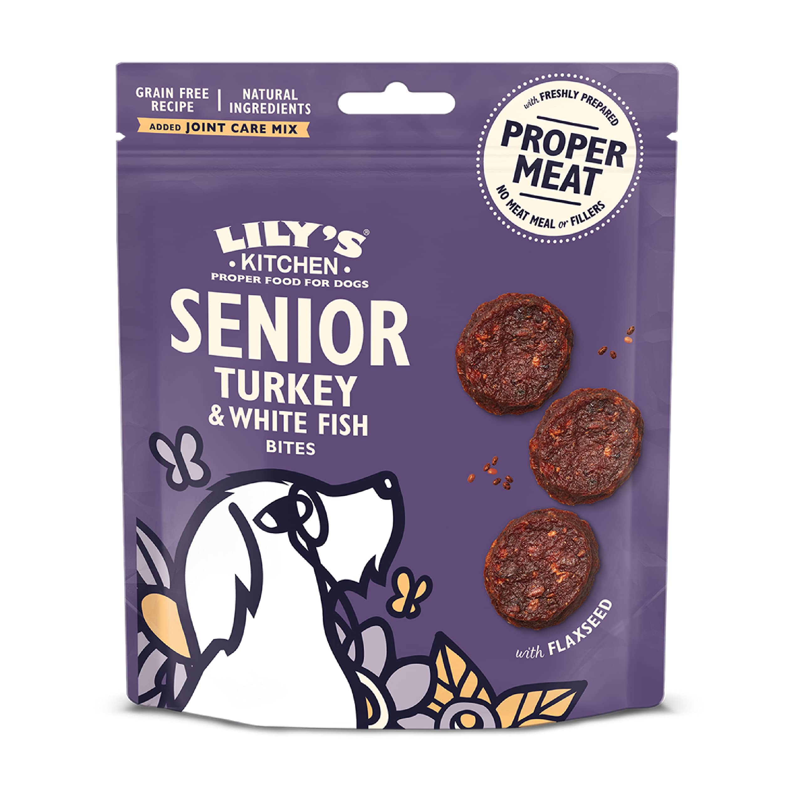 Turkey & Whitefish Senior Dog Treats - 70G