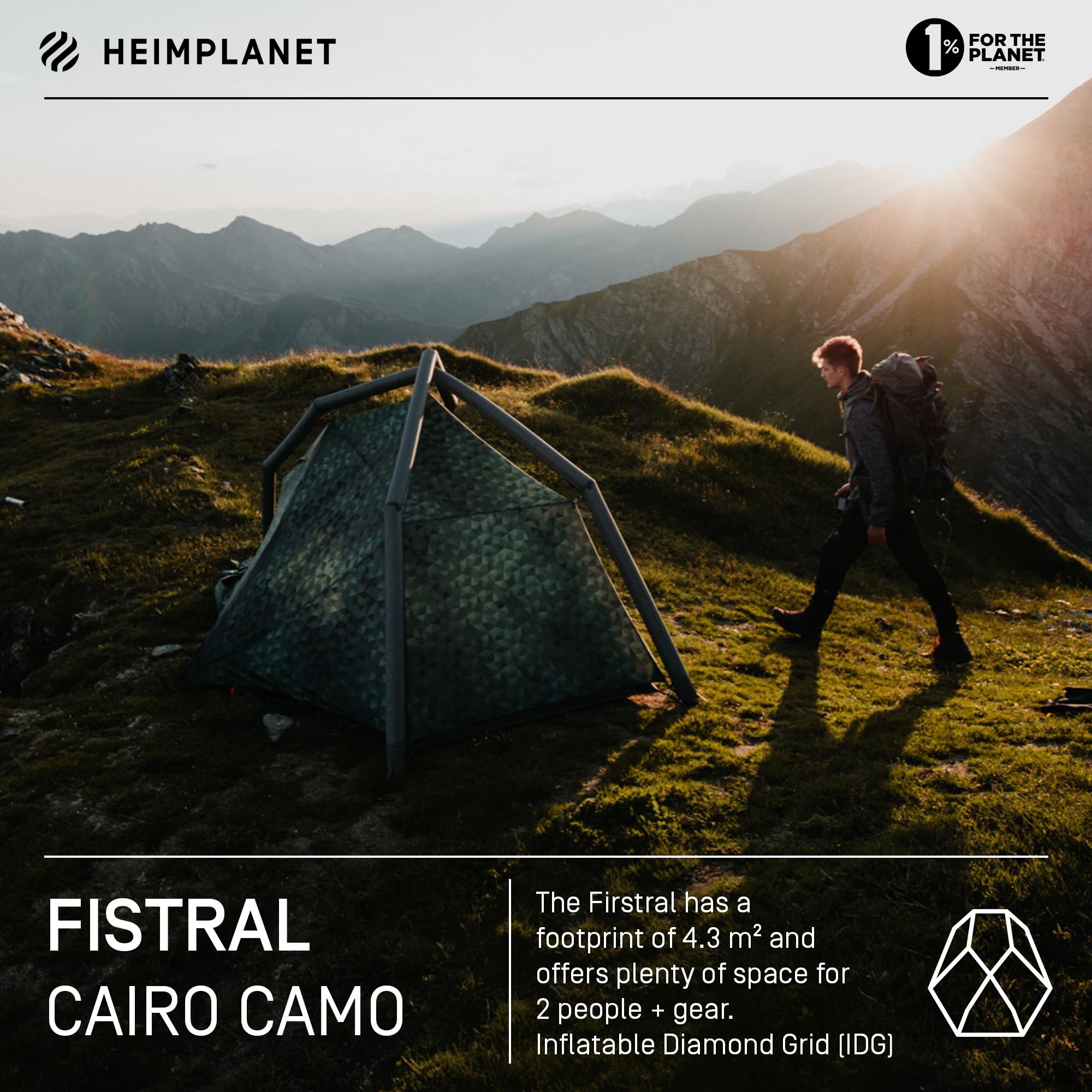 Amazon.co.jp: HEIMPLANET FISTRAL V2 1〜2 人用テント 空気注入式