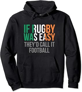 Funny Irish Rugby - Ireland Rugby Pullover Hoodie