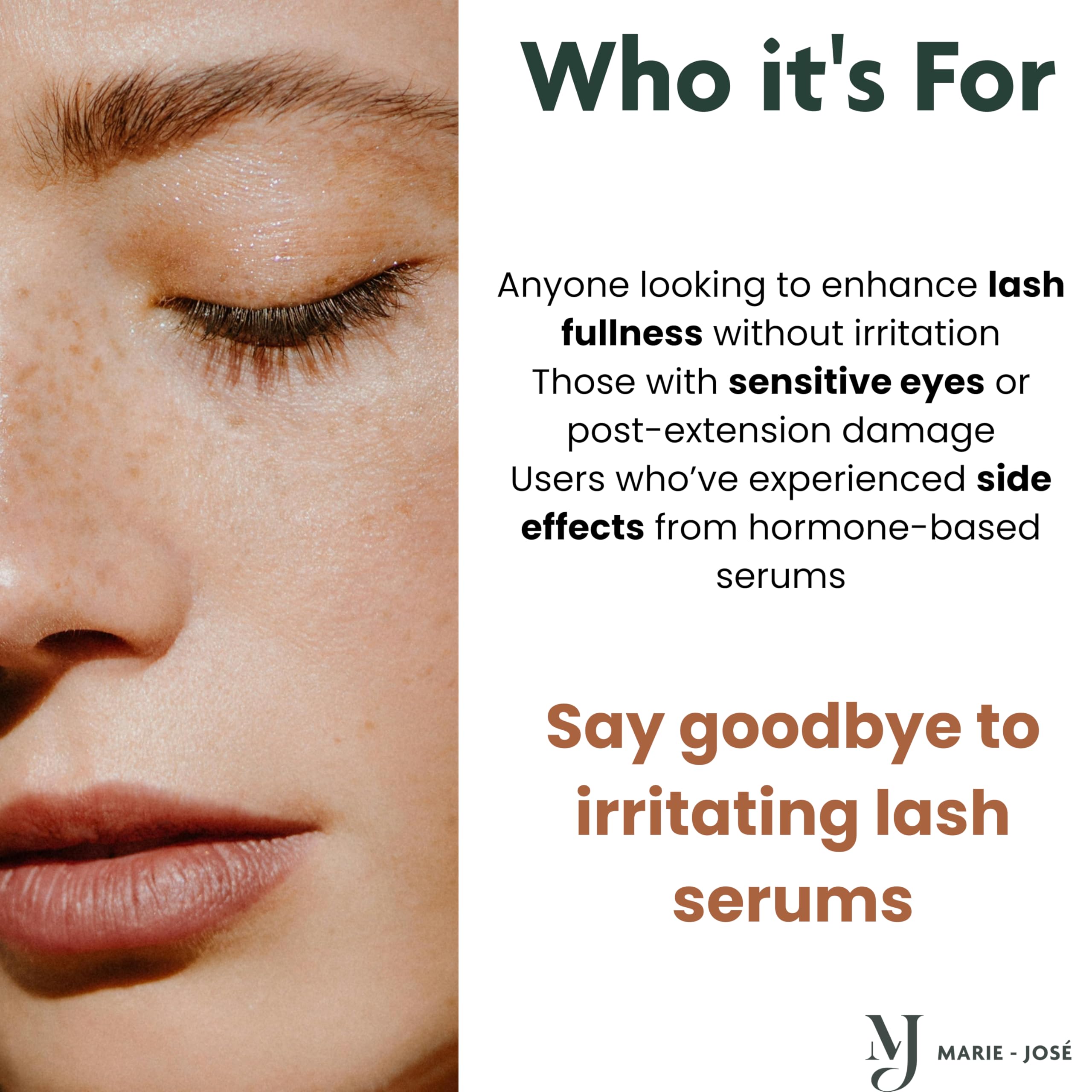 Multi-Peptide Eyelash Serum by Marie-José, Naturally longer, stronger lashes, without side effects, Gentle, non-irritating - Image 3