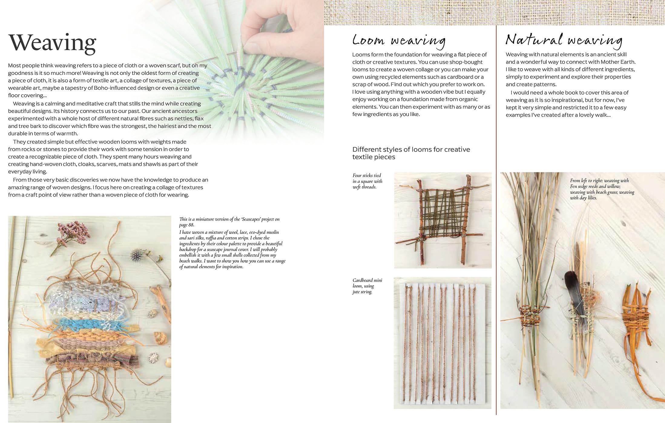 Connecting with Nature: Mindful Stitching and Textile Art Through the Seasons