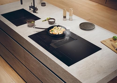 Haier Series 6 HAIH82MTMCF Induction Plate with Extraction, 4 Flex Zones, Width 80 cm, Multislider Touch Control Panel, Total Power 7.4 kW, 15 Power Levels + Booster, Black - 6