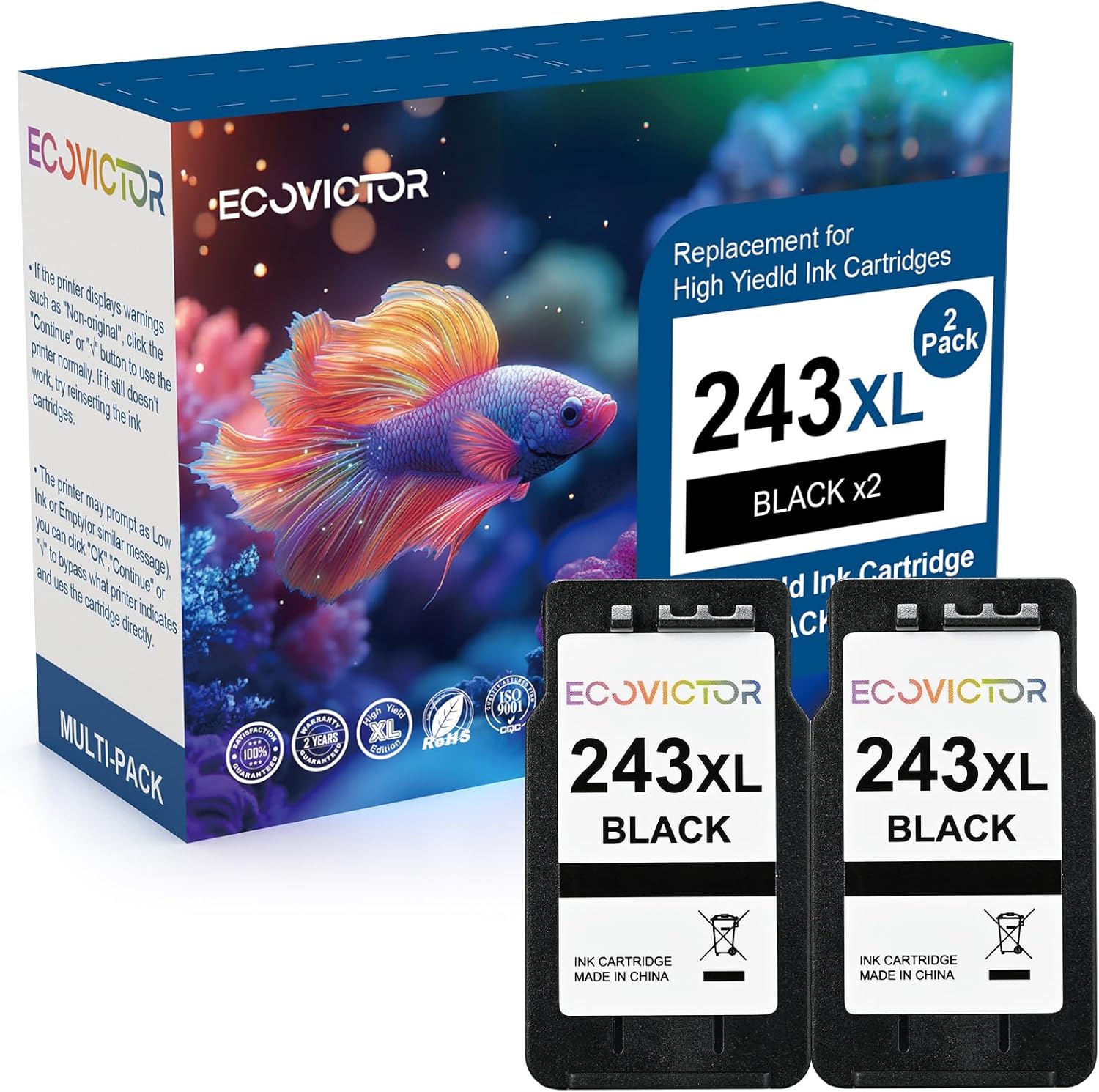 243XL Black (2 Pack)