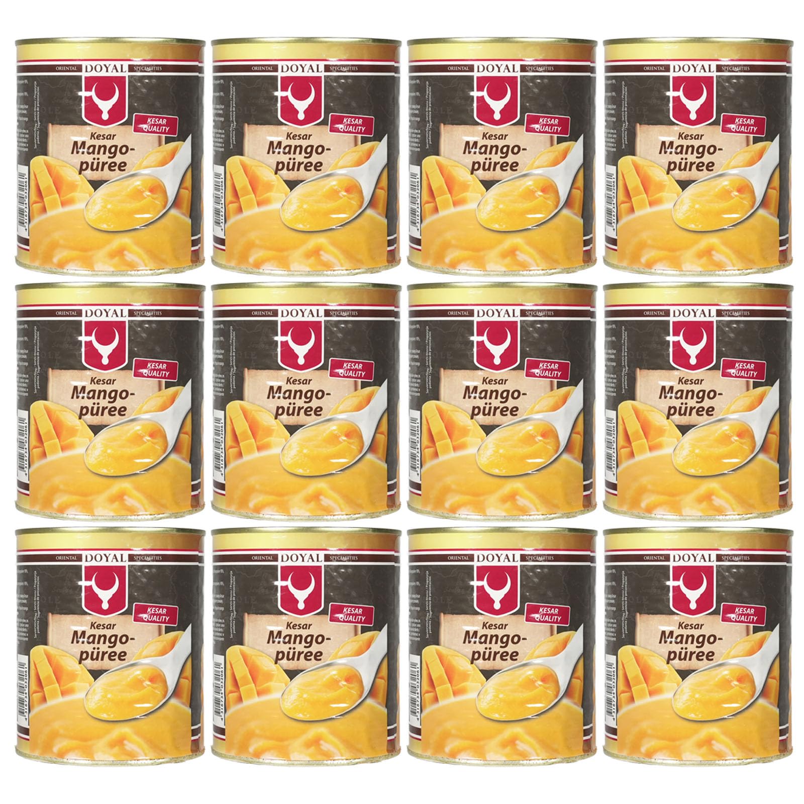 12er Pack (12x850g) Doyal Mangopüree Dosen