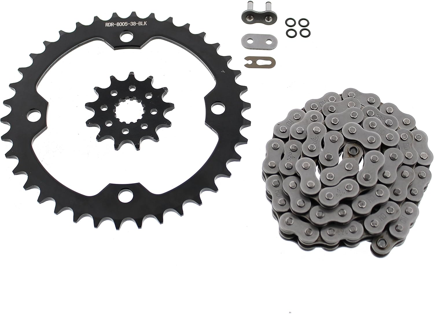 20042009 fits Yamaha YFZ450 YFZ 450 ORing Chain and Black