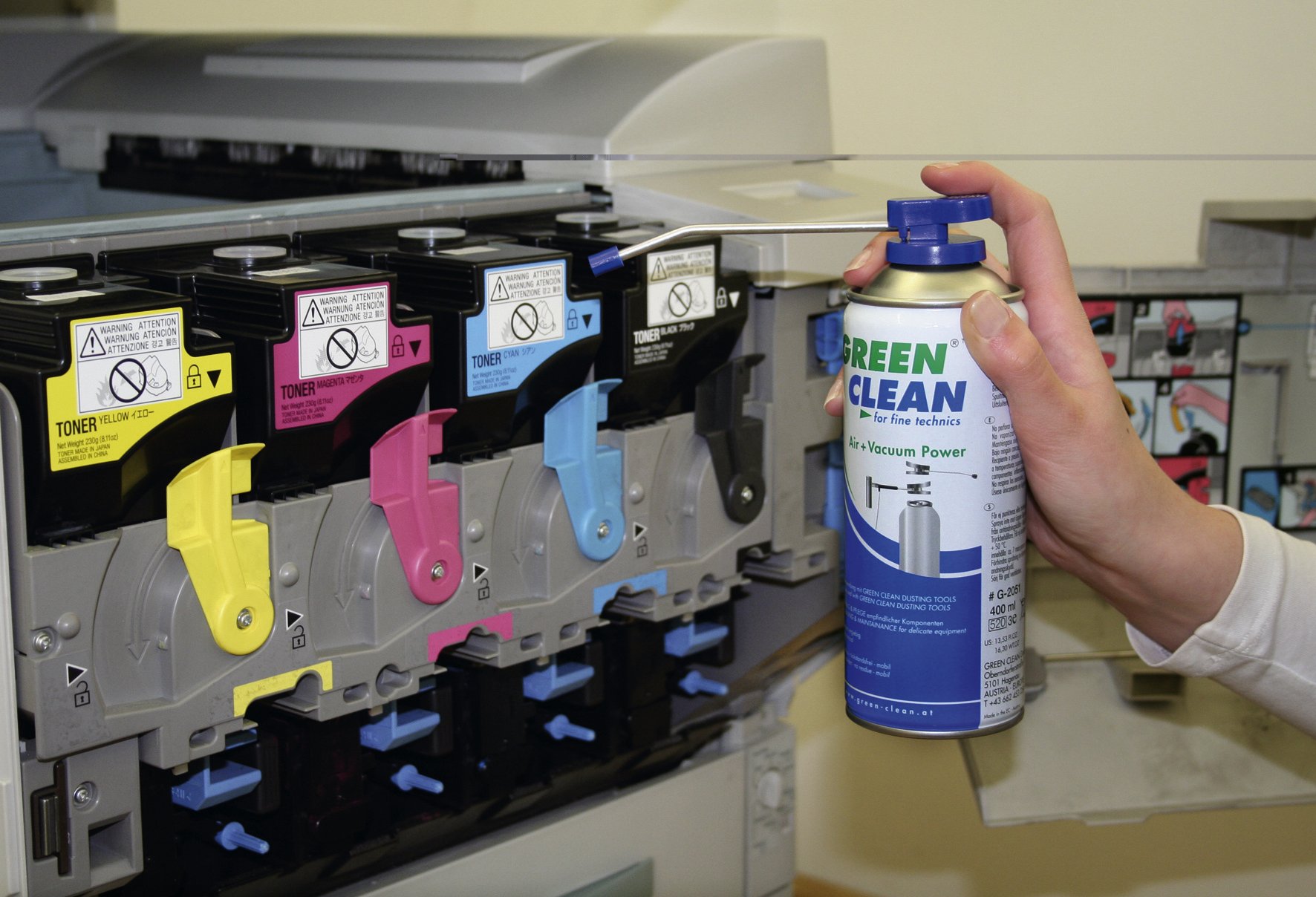 GREEN CLEAN GS-2051 Starter Kit Air und Vacuum Power Hi Tech 400ml Airduster weiß, Weiss