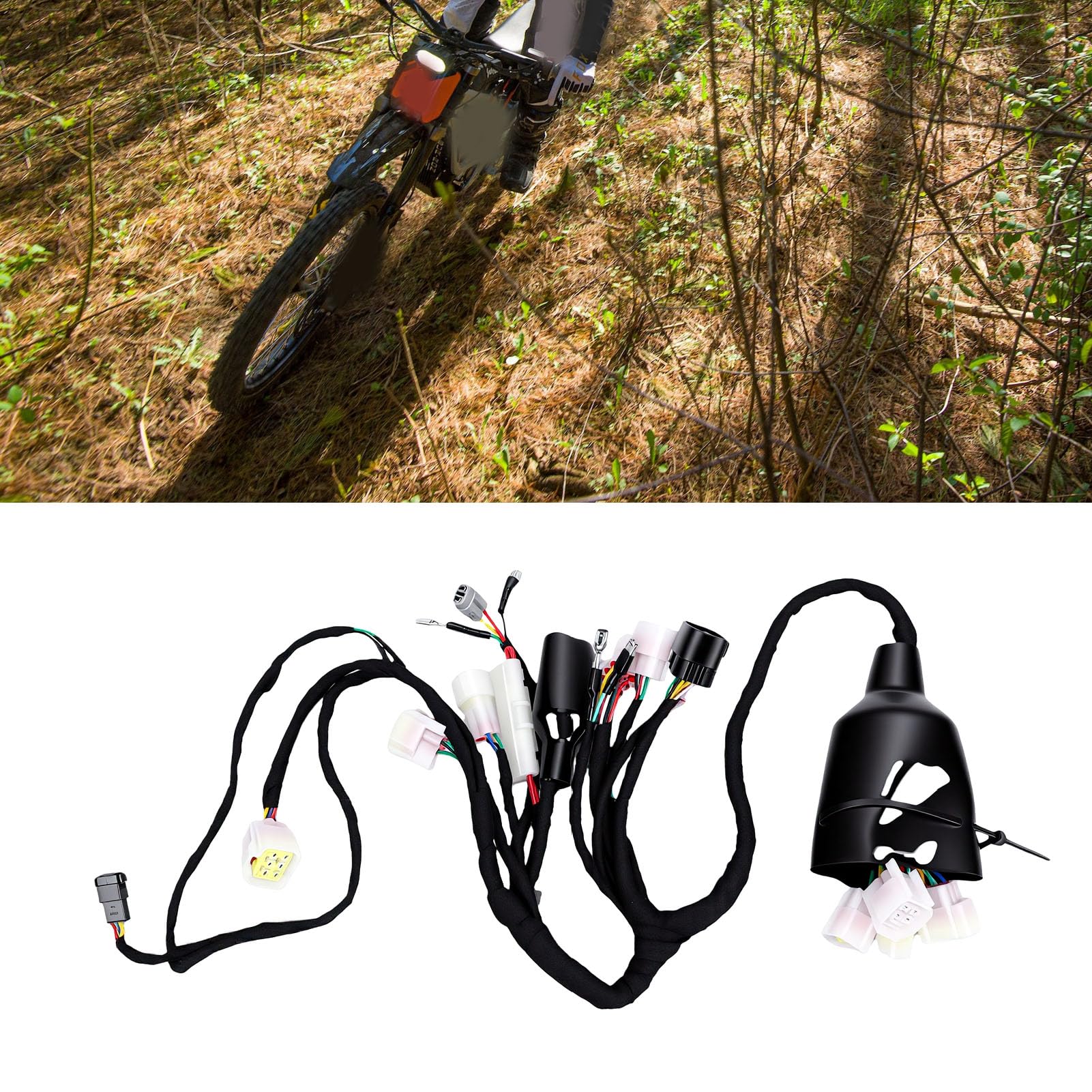 Faisceau de Câblage Complet pour Vélo électrique, Kit de