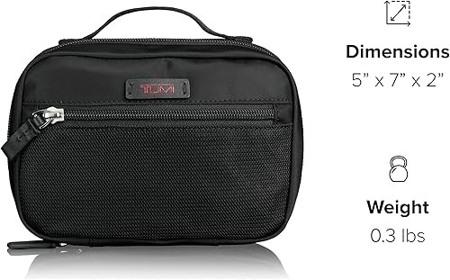 Miniatura 7 de TUMI - Bolsa de accesorios de equipaje - Neceser de viaje para hombre y mujer, Negro -, Bolsa de accesorios pequeña