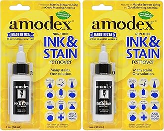 Amodex Ink & Stain Remover 1oz Bottle (Pack of 2)