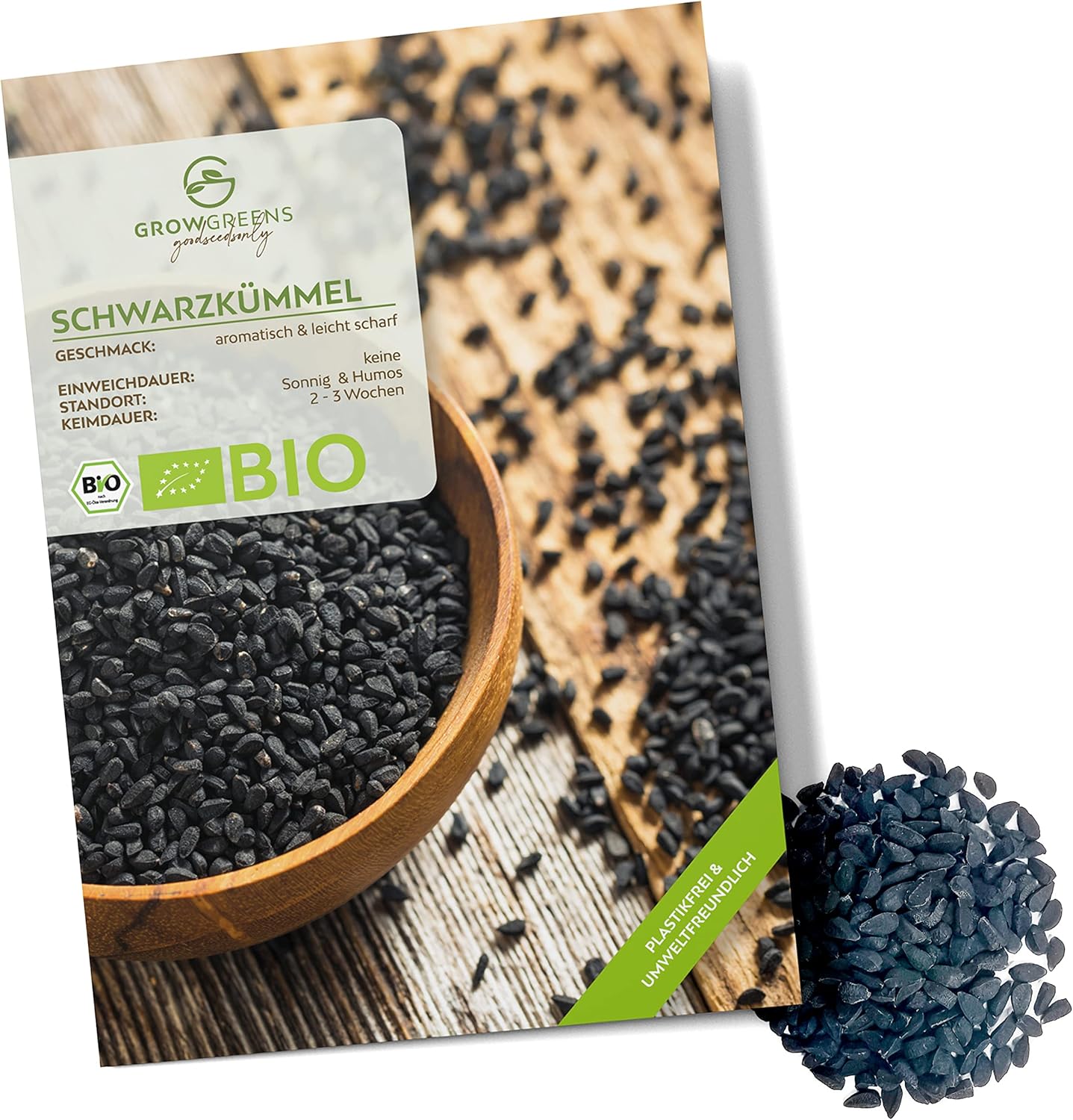 BIO Schwarzkümmelsamen - Küchenkräuter Saatgut aus biologischem Anbau ...