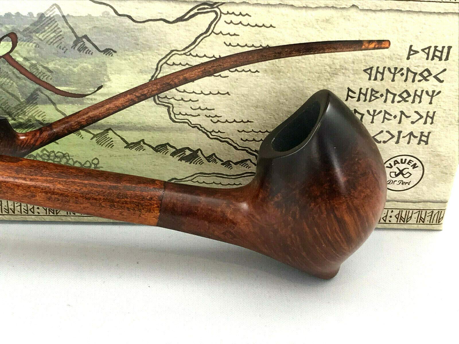 VAUEN Auenland The Shire Almar Silbato liso marrón pulido novedad 2020