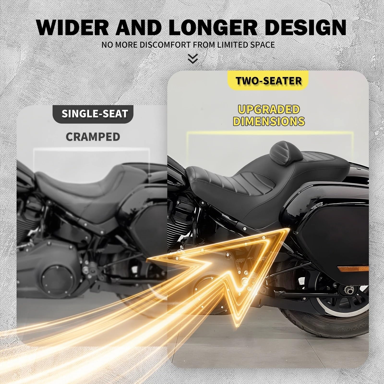 Pasażer Do Softail Low Rider 2018-2024