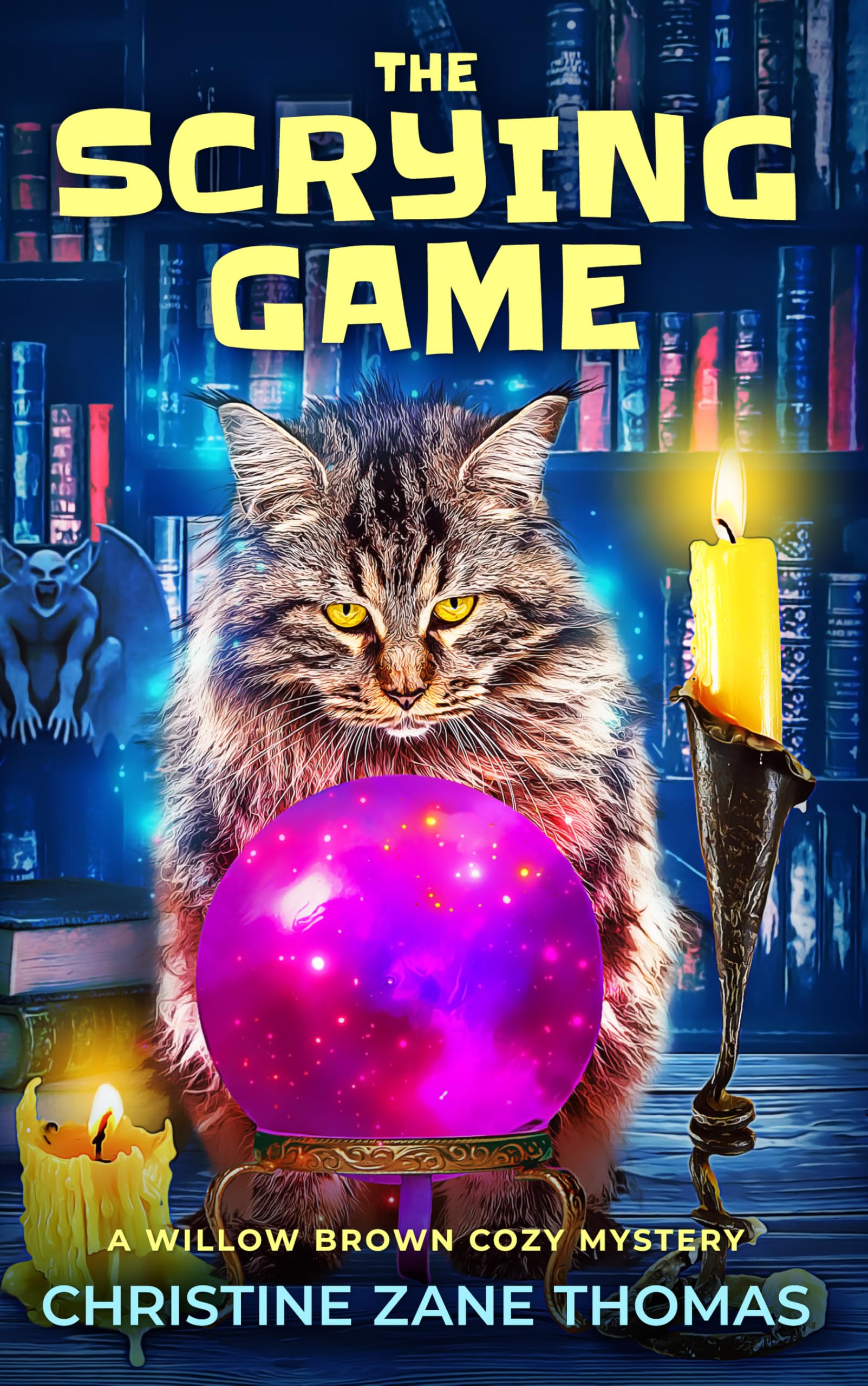 The Scrying Game: A Psychic Cozy Mystery (Willow Brown Cozy Mystery Duology Book 1)