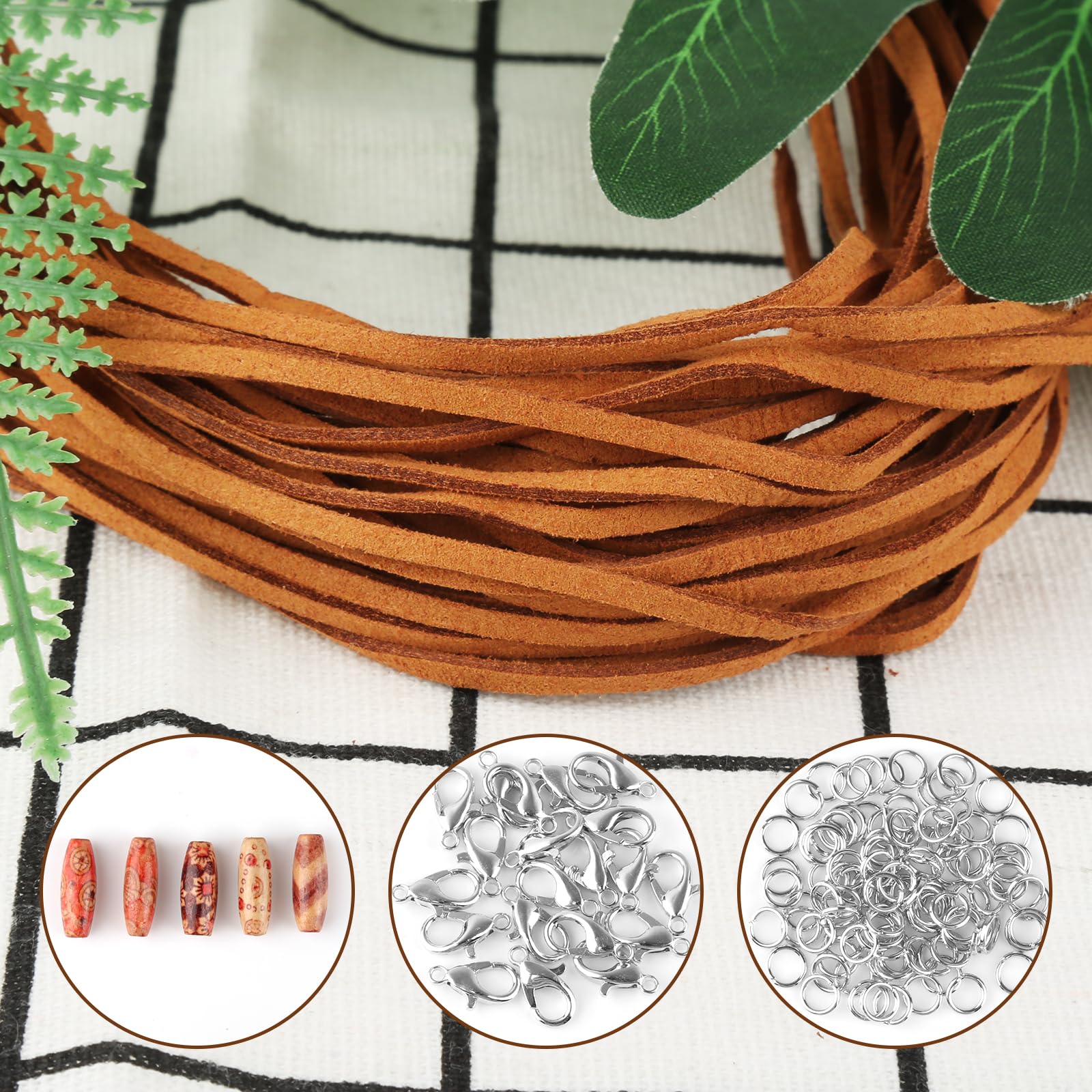 Lederen Band voor Kettingen 4 mm Dikte 4/5/6/8/10 mm Echt Leer Platte Tanga Lederen Koord String Touw voor DIY Ketting Armband DIY Sieraden Maken voor