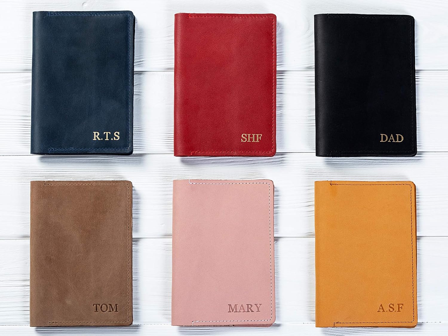 Personalized leather passport holder and luggage tag set, passport cover for men and women, travel wallet, passport case, groomsmen or bridesmaid gift, gifts for travelers.