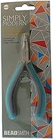 Vista 8 de The Beadsmith Simply Modern Bent Chain Nose Pliers, 4.5 inches (114mm) with Polished Steel Head, PVC Grip Handles and Double-Leaf Springs, Tool for