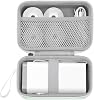 TYPONOS Labels Printer Case Compatible P21 Label Maker, Compatible with Most Mini Label Printers, Carrying Bag Storage Holder for Label Makers Printer & Labeling TapesCase Only, Green