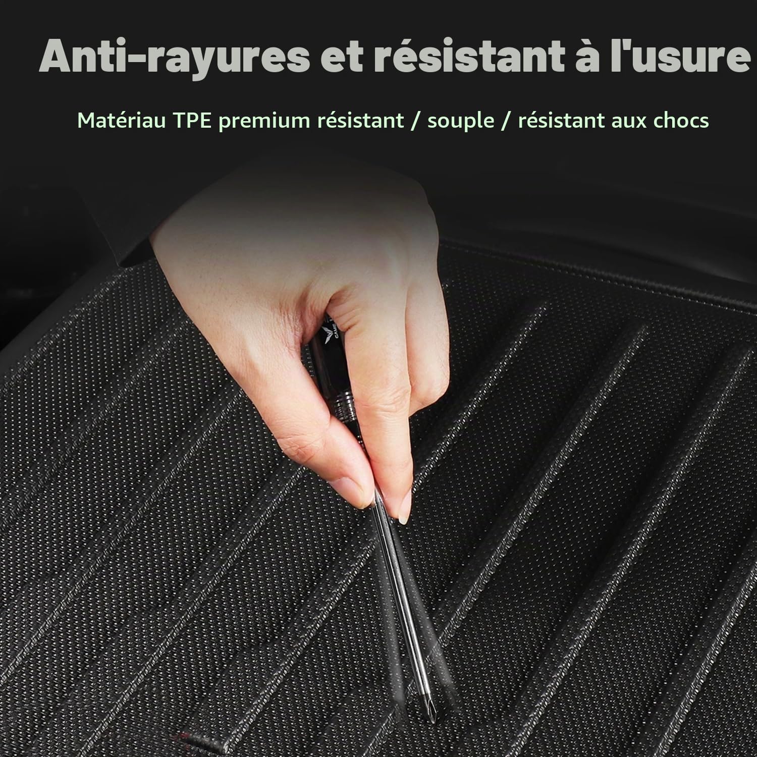 Arcoche Tapis De Coffre Arrière Et Avant pour Model 3 2024-2026 Highland