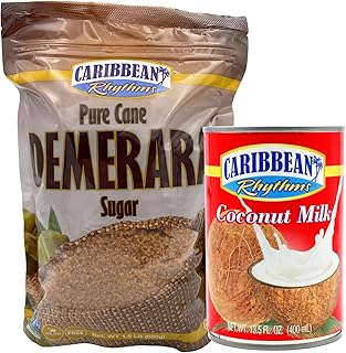 Caribbean Rhythms Coconut Milk, 13.5 fl oz + Caribbean Rhythms Demerara Sugar, 1.5 lb.