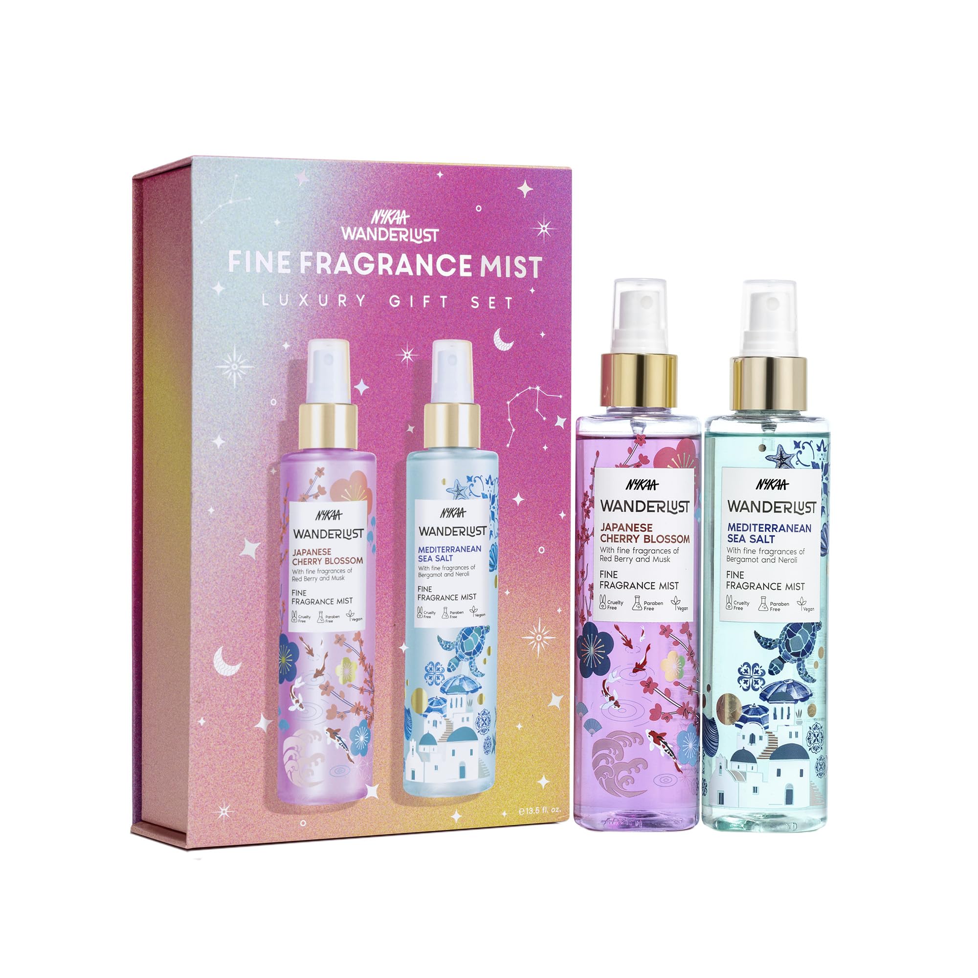 Nykaa Wanderlust Fine Fragrance Mist Luxury Gift Set-image-3